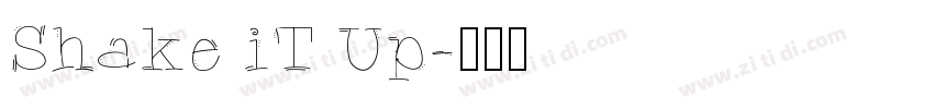 Shake iT Up字体转换